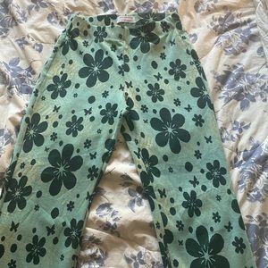 Urban Outfitters printed flare pants